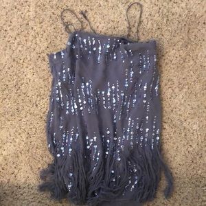 Free People Crystal Clear Dress Perwinkle